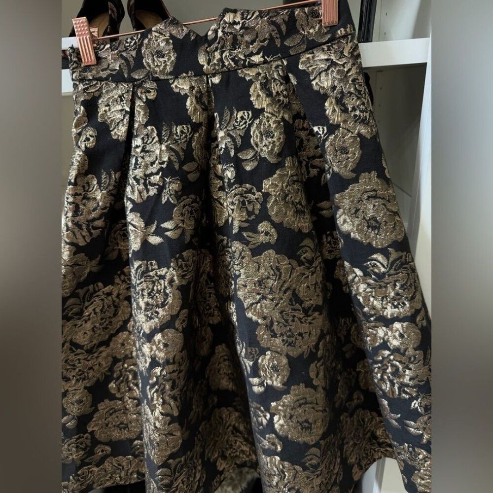 Unbranded Women's Black and Gold Skirt - Picture 9 of 12